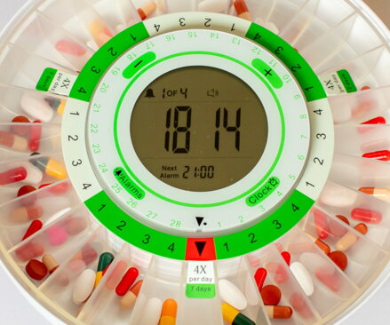 Distributore automatico di pillole Particolare del display | DoseControl