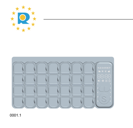 Grande dosatore elettronico settimanale per 7 giorni con allarme intelligente e display a LED EDOSO – Modello 2026, prodotto in Italia